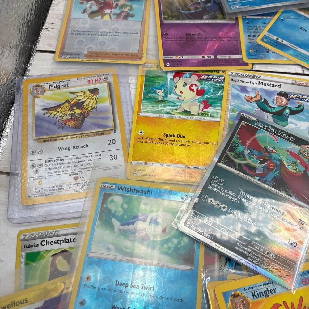 Pokemon Card Lot Vintage Base Set, Fossil, Modern Holos, Reverse Holos modern